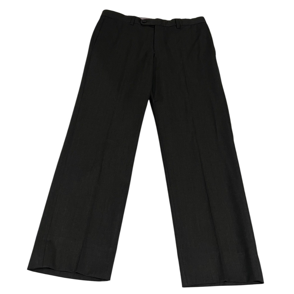 Loro‎ Piana Jack Victor Riviera Super 130s Wool Dress Pants Charcoal 32R